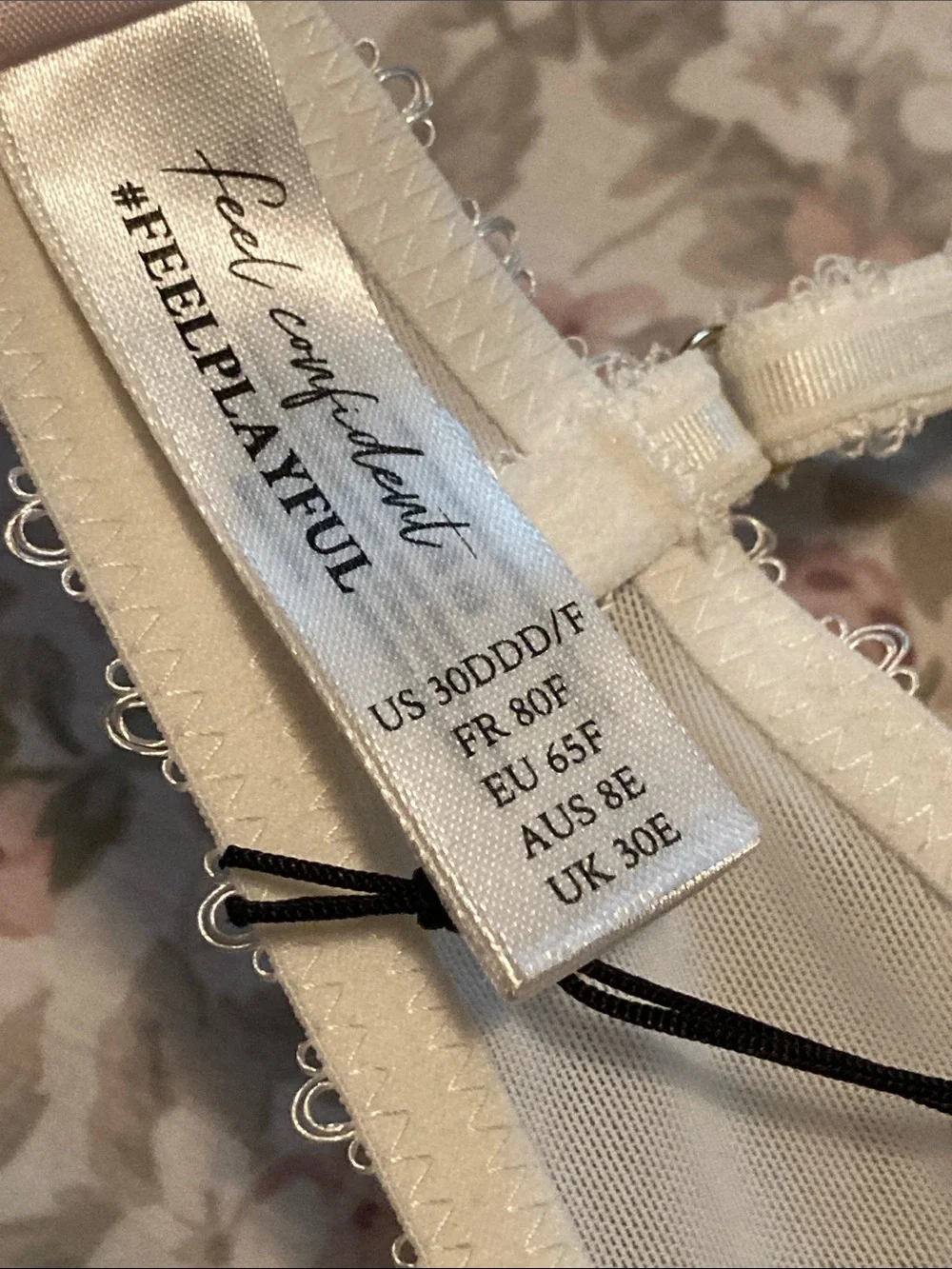 NWT Playful Promises Camille White Balconette Bra